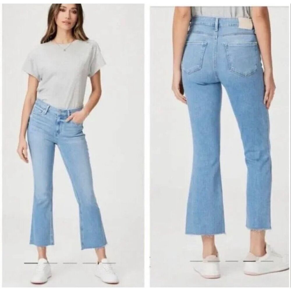 Paige Rory Crop Flare Jeans Size 30